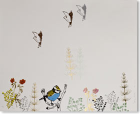 Spring Garden - foil print - edition 15